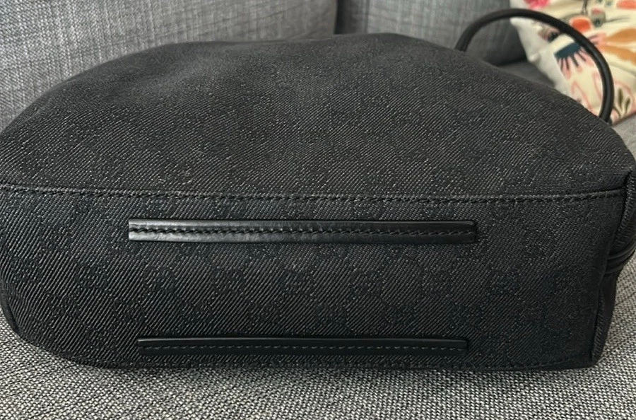 GUCCI Denim Tote, Aithentic - Image 4 of 4