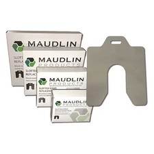Maudlin Products Msd002-20 Slotted Shim D-5 X 5" X 0.002", Pk20