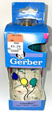 Gerber Baby Bottle Colorifics 5 oz Nurser Balloons rare infant VTG Vintage 1995