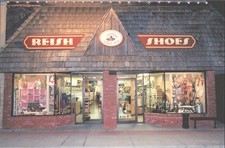 Reish Shoes & Boots Branson Missouri Postcard Storefront Advertising MO