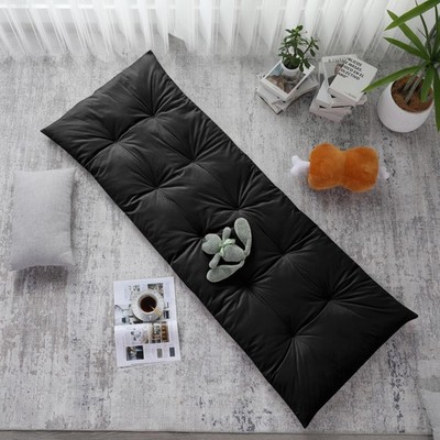 HOMBYS Floor Lounger Pillow Foldable and Tufted Design Long Floor Cushion for...