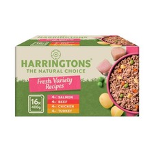 Harringtons Complete Wet Dog Food Grain Free Hypoallergenic Variety Pack 16x400g 4.13 per kilo
