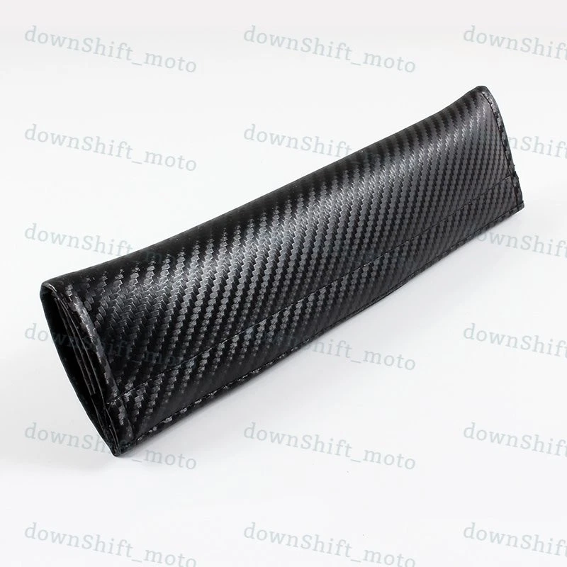 1 juego de almohadillas de hombro cubiertas de cinturón de seguridad bordadas con aspecto de carbono para Dodge RAM Charger Foto 2 de 4