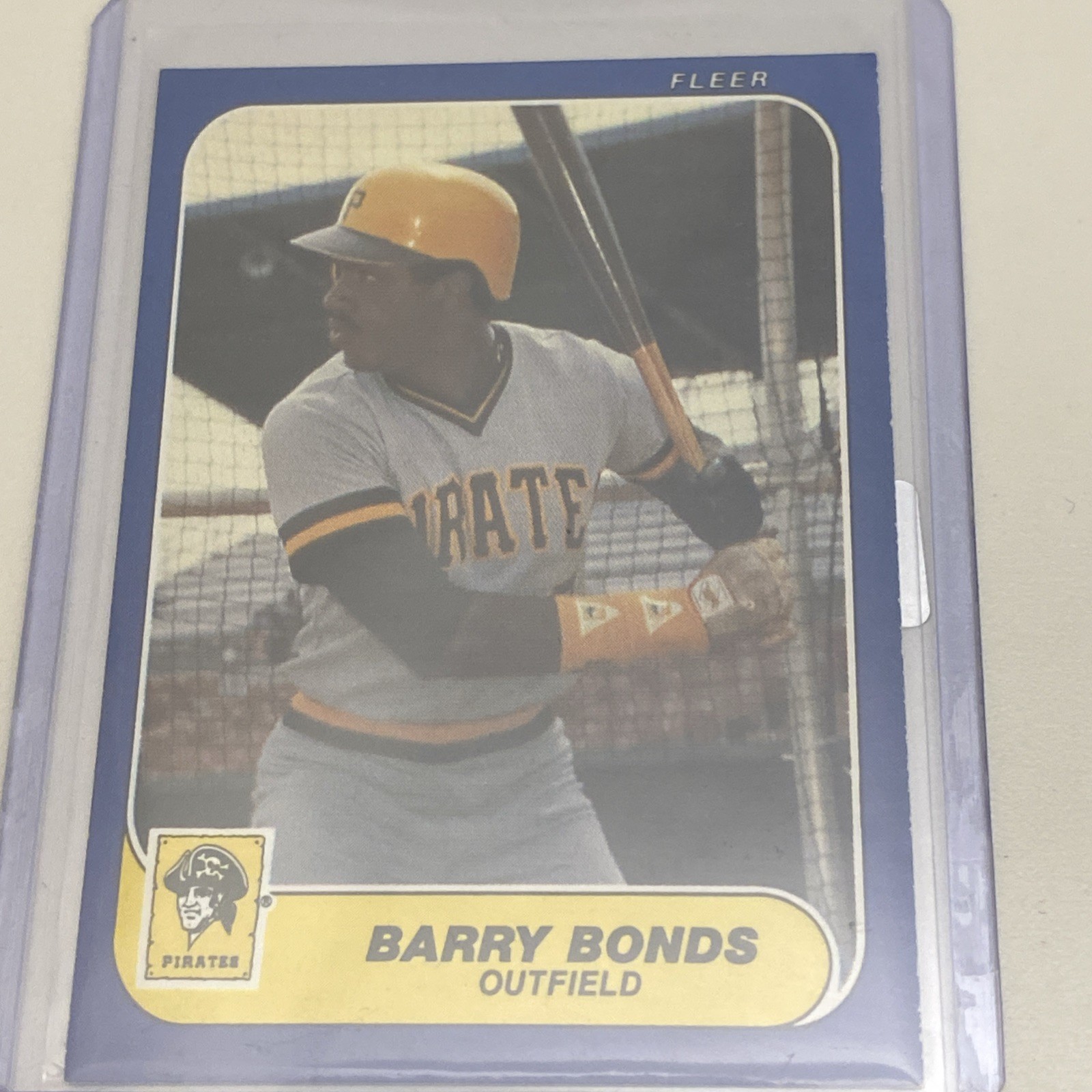 1986 Fleer Update - Barry Bonds #U-14 (RC)