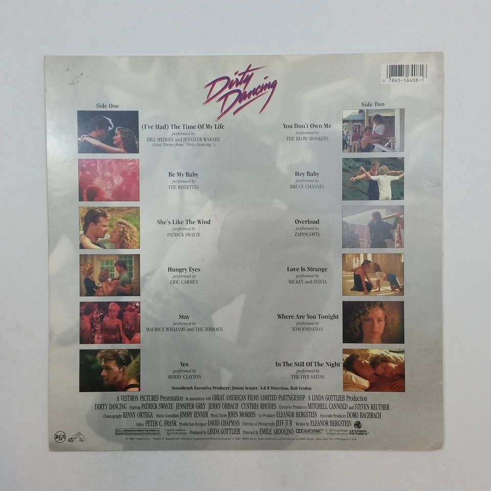 DIRTY DANCING Soundtrack 64081R LP Vinyl VG+nr++ Cover VG+nr++ Sleeve 1987 - Image 2 of 4