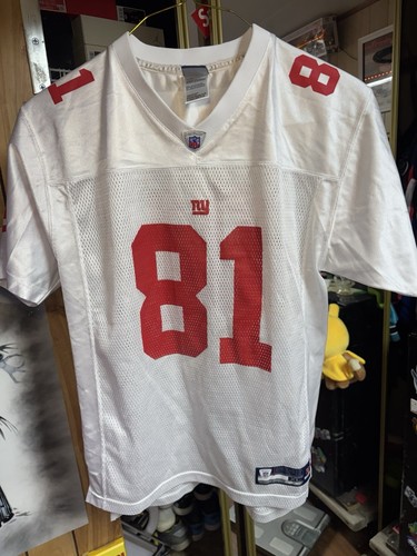 Amani Toomer New York NY Giants Reebok Size Youth XL 18-20 Jersey #81 White - Picture 1 of 6