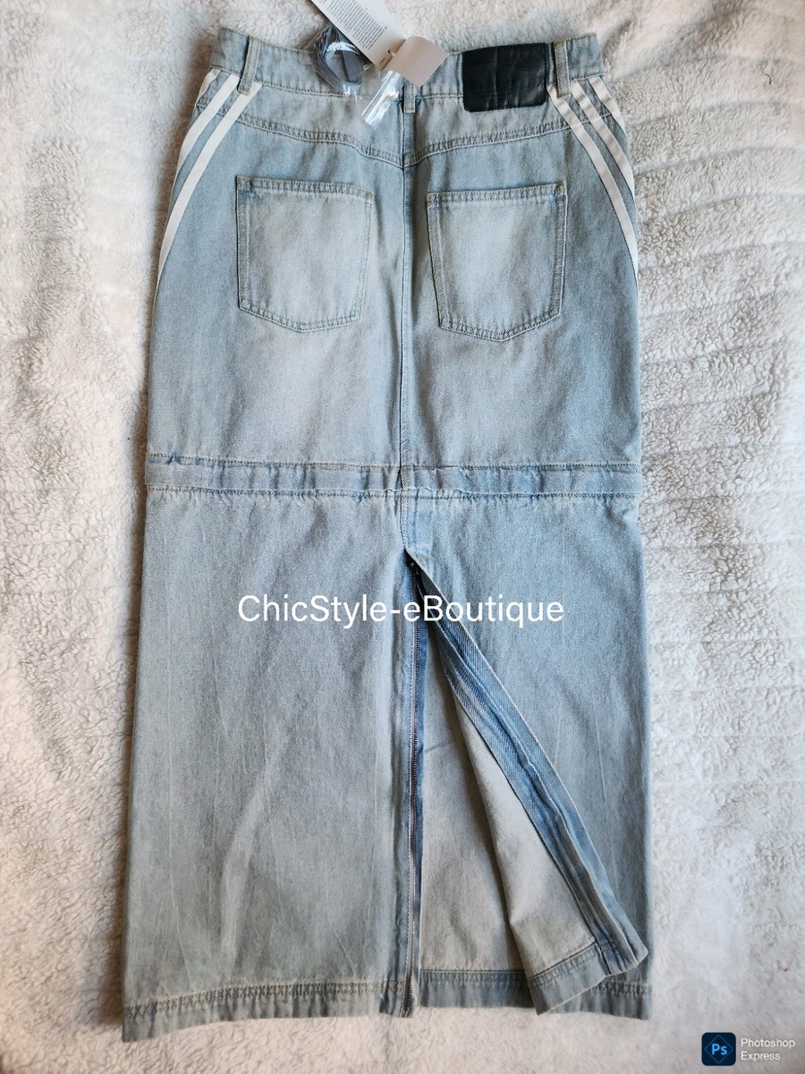 25SS完売間近【Adidas】Adylenium Season 3 2-in-1 Denim Skirt Adidas Adilenium Season 3 Two-In-One Denim Skirt 12 NWT | eBay