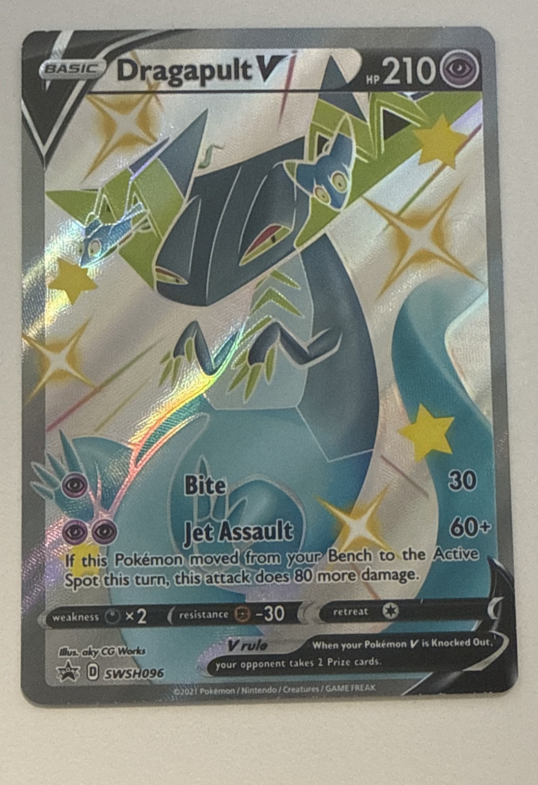 Dragapult V SWSH096 SWSH: Sword & Shield Promo Cards Holo