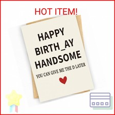 WowBefun Gifts for Him  Funny Birthday Card  Gifts for Men Husband Boyfriend H