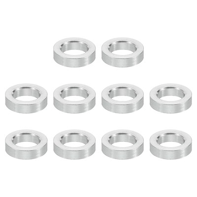 M5 Aluminum Spacers, 10 Pcs Metal Spacer Aluminum 5.2mm ID x 8mm OD x 2mm L