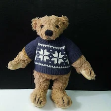 Vintage 1997 Regal Teddy Bear by Artist Linda Spiegel Retro Collectible Doll