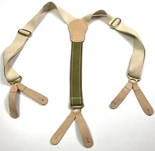 WWII GERMAN M31 TROUSERS SUSPENDERS