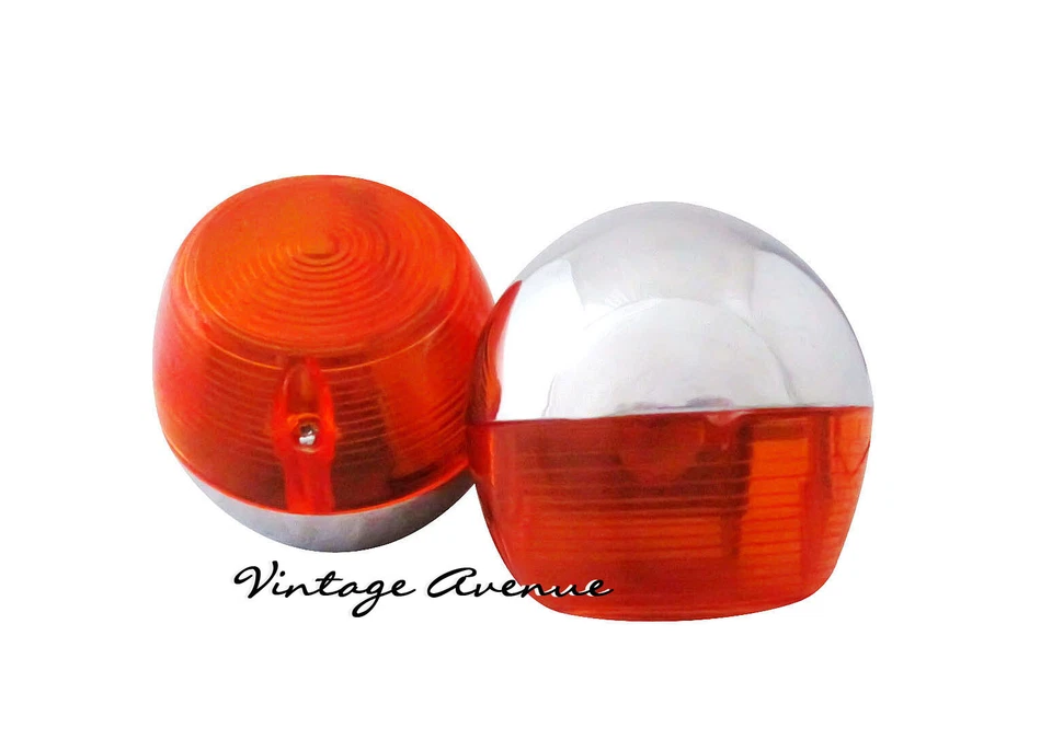 INDICADOR INTERMITENTE CROMADO YAMAHA XS1 XS2 XS650 TX650 1 PAR 12V [TW39] Foto 4 de 4