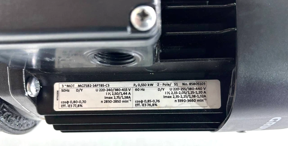 Grundfos CR 3-4 A-FGJ-A-E-HQQE 96517816 Vertical multistage centrifugal pump New - Image 4 of 4