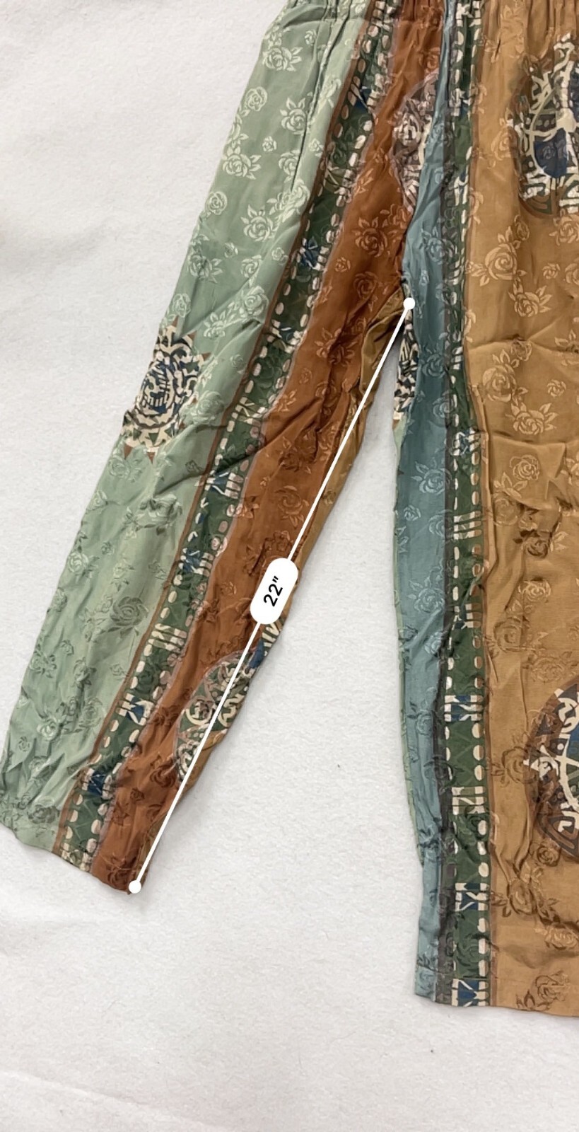 Boho Globe Trotter Medium Patchwork Wide-Leg Pant… - image 9