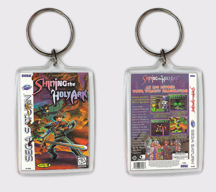 Shining The Holy Ark Usa Sega Saturn Llavero Keyring