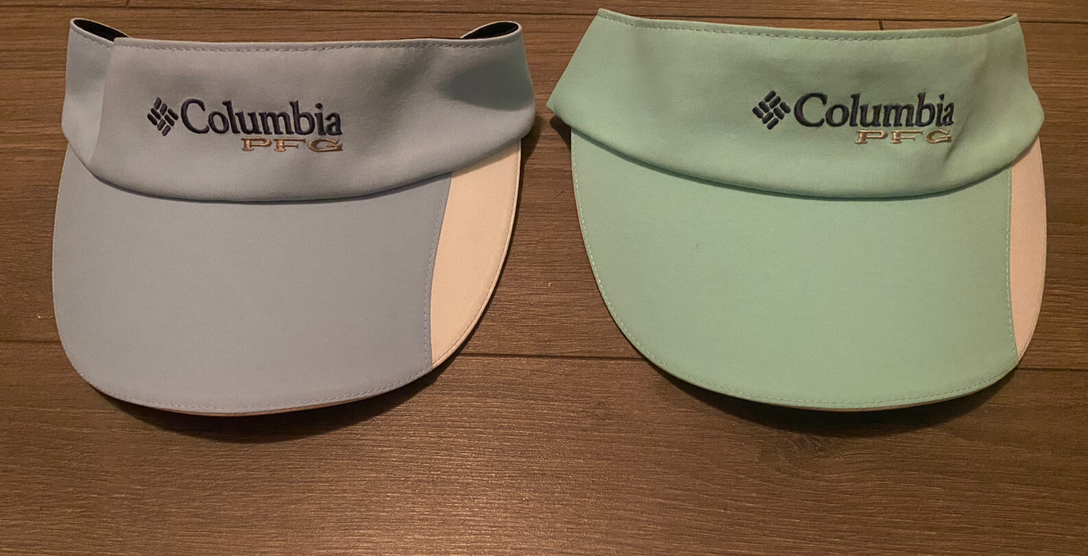 2) NWOT PFG COLUMBIA VISOR HAT FISHING 