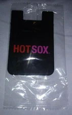 HotSox The Original Fashion Sock Logo Black Silicone Smart Mobile Device Pocket