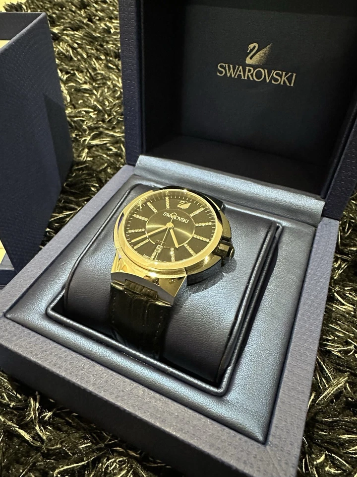 Reloj Swarovski Hombre Raro Cristal Bling Foto 4 de 4