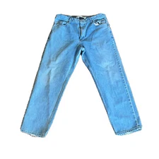 Harley Davidson Blue Jeans Men 36x31 Genuine Motor Clothes Straight Leg Biker