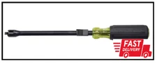 Klein Tools 32215 1/4In Slotted Screw-Holding Screwdriver 6.7/8" Round