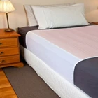 2 x Incontinence Washable Bed Pads With Tucks 85 x 90cm - Reusable (Twin pack)