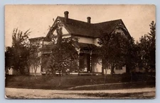 J99/ Coldwater hio RPPC Postcard c1910 Home Residence  186
