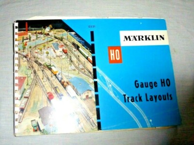 VINTAGE MARKLIN TOY TRAINS ENGINES LOCOMOTIVES TRACK LAYOUTS GUGE HO 1960