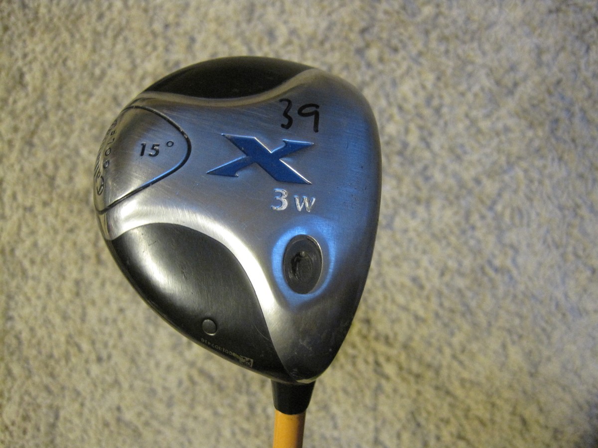 Callaway X 3w 3 Wood 15 degree. UST ProForce 65 Gold Stiff Flex