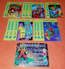 Marvel OVERPOWER Mister Miracle PLAYER SET char 11 sp Aero Disks Mother Box OPDs