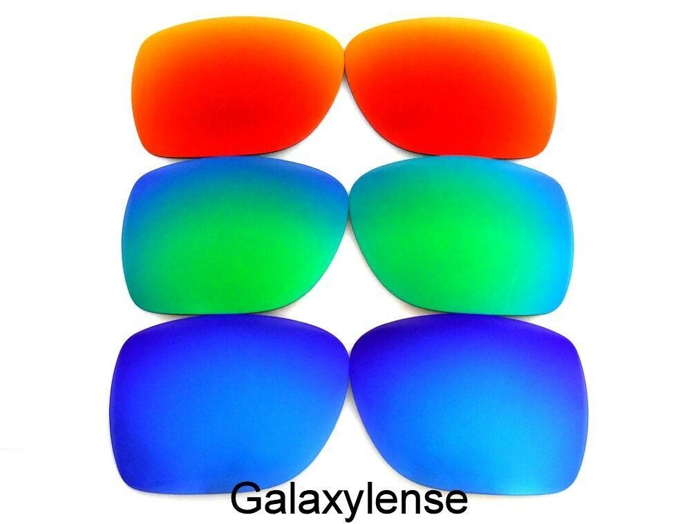 Galaxy Replacement Lens For SPY Optic Discord Sunglasses Blue&Green&Red  Polarize