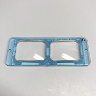 3.5x 4'' Optical Glass lens Plate For Headband Magnifier & Optivisors LP-10 DA-10