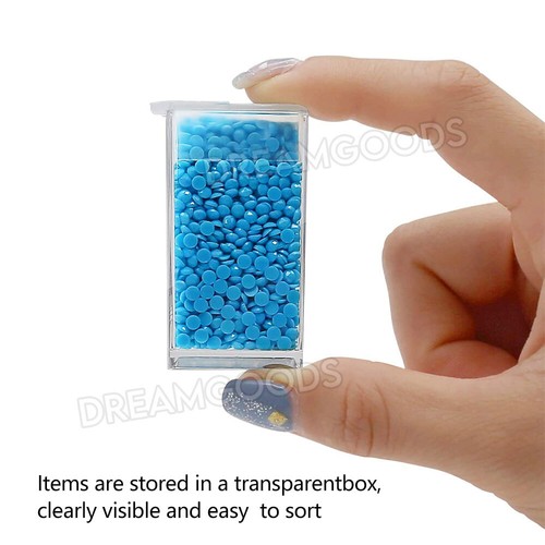 New 64 Grid Diamond Painting Storage Box Art Nail Bead Accessories Case Kit AU - Picture 3 of 10