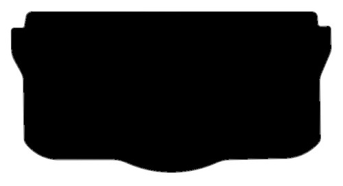 Budget Black Driver's Car Mat For Peugeot 108 2014-2021 – Tailored Fit, 650g Carpet With Clips