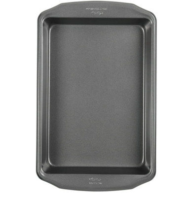 Wilton Bake it Better Steel Non-Stick Oblong Baking Pan, 9 x 13-inch