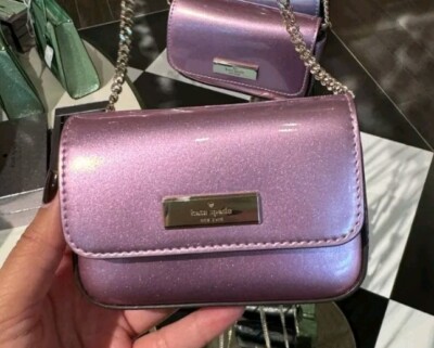 NWT Kate Spade KJ017 Kenzie Card Case Crossbody In Quartz Pink | eBay