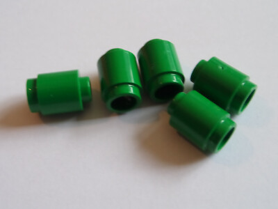 5x Lego 3062b 18860 30068 35390 Basisstein 1x1 grün green Open Stud 306228