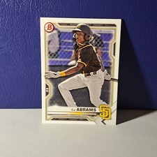 #BP-14 C.J. Abrams San Diego Padres 2021 Bowman Rookie Prospect Baseball Card