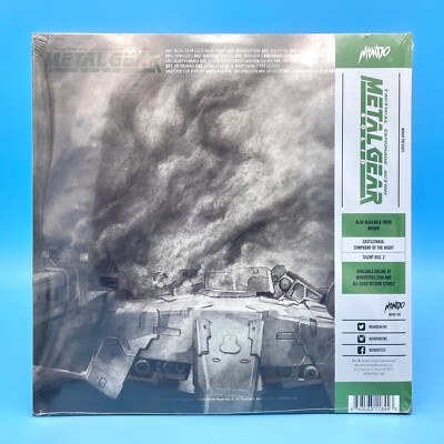 Metal Gear Solid Video Game Vinyl Soundtrack Green Smoke Record 2