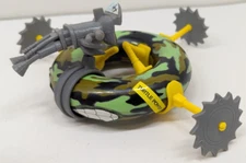 VTG 1989 TMNT Teenage Mutant Ninja Turtles Sewer Tuber Army Raft Playmate Toy