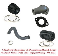 Faltenbalg Sevice Kit Volvo Penta Antrieb 290 Singleprop & Duoprop 290A DPA 