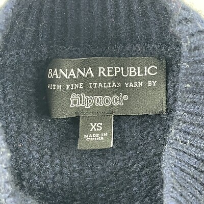 Banana Republic Sweater Girls XS Blue Flipucci Italian Yarn | eBay