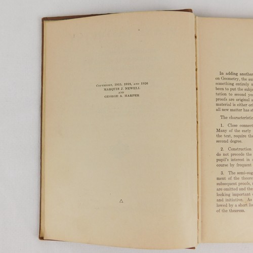 Plane Geometry Trigonometric Ratios Experimental Practical Problems Harper 1926 - Picture 8 of 9