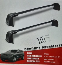 Roof Rack Cross Bar for Jeep Grand Cherokee Grand Cherokee L 2021-2024 Cargo 