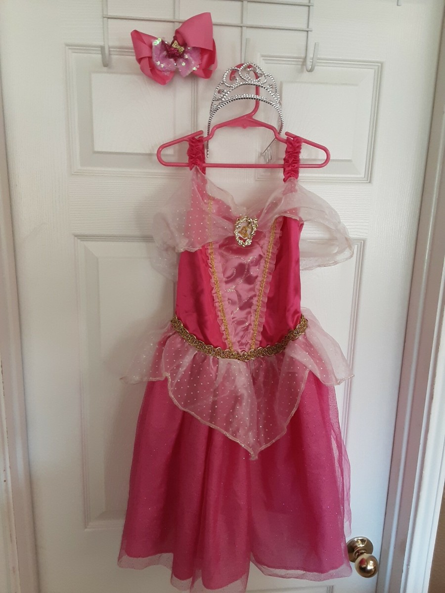 sleeping beauty pink dress costume Amazon.com: Disney Sleeping Beauty Costume for Women - Adult Princess  Aurora Pink Dress, Crown & Necklace