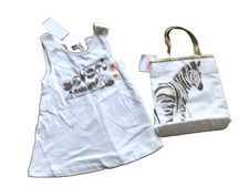 NWT NEW Gymboree Safari Sweetie tank top Zebra bag 6 yrs old girl 100 cotton