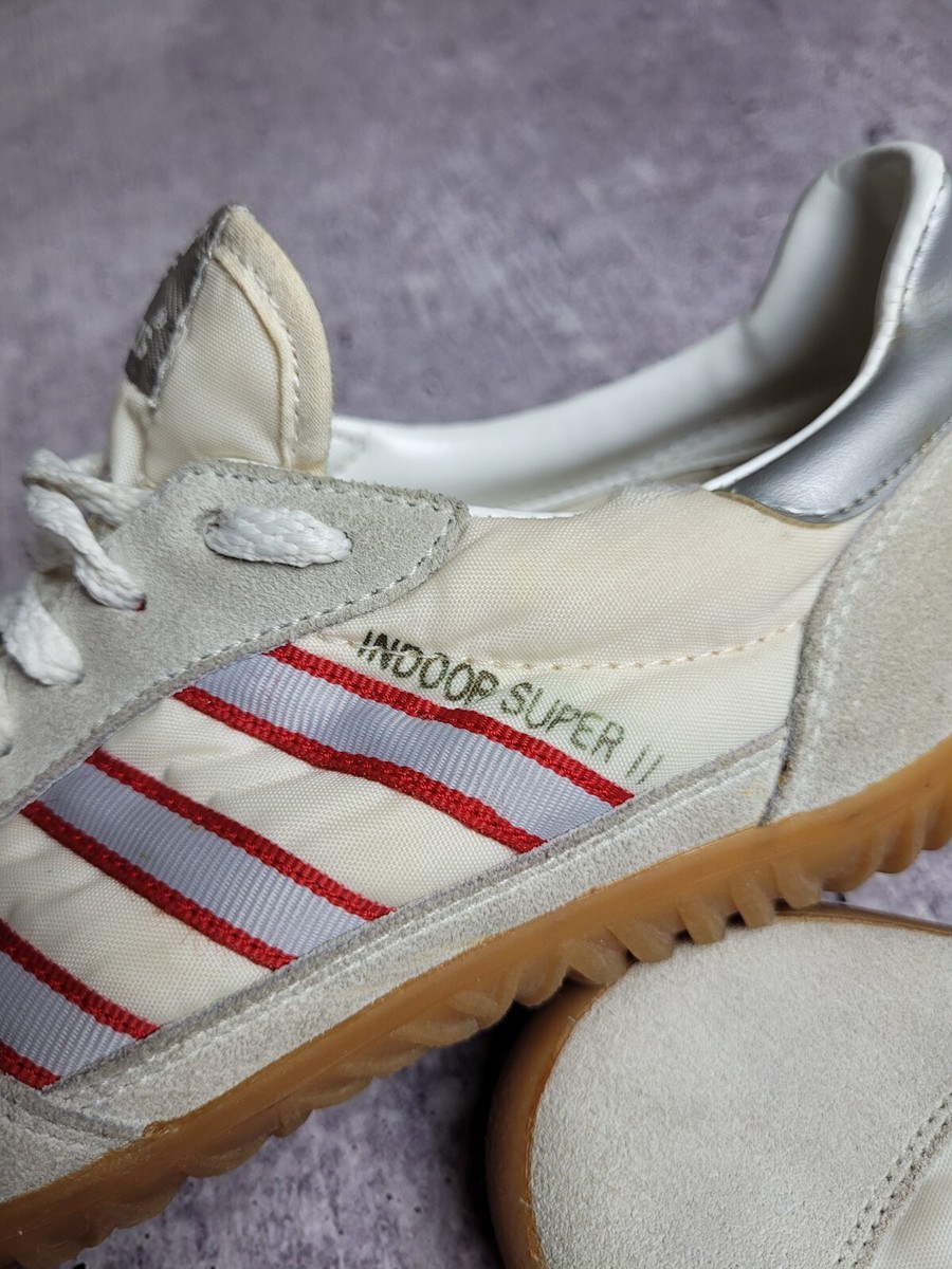 Vintage Adidas Indoor Super Shoes Sport 90s Sneakers Mens Size US 8.5 | eBay