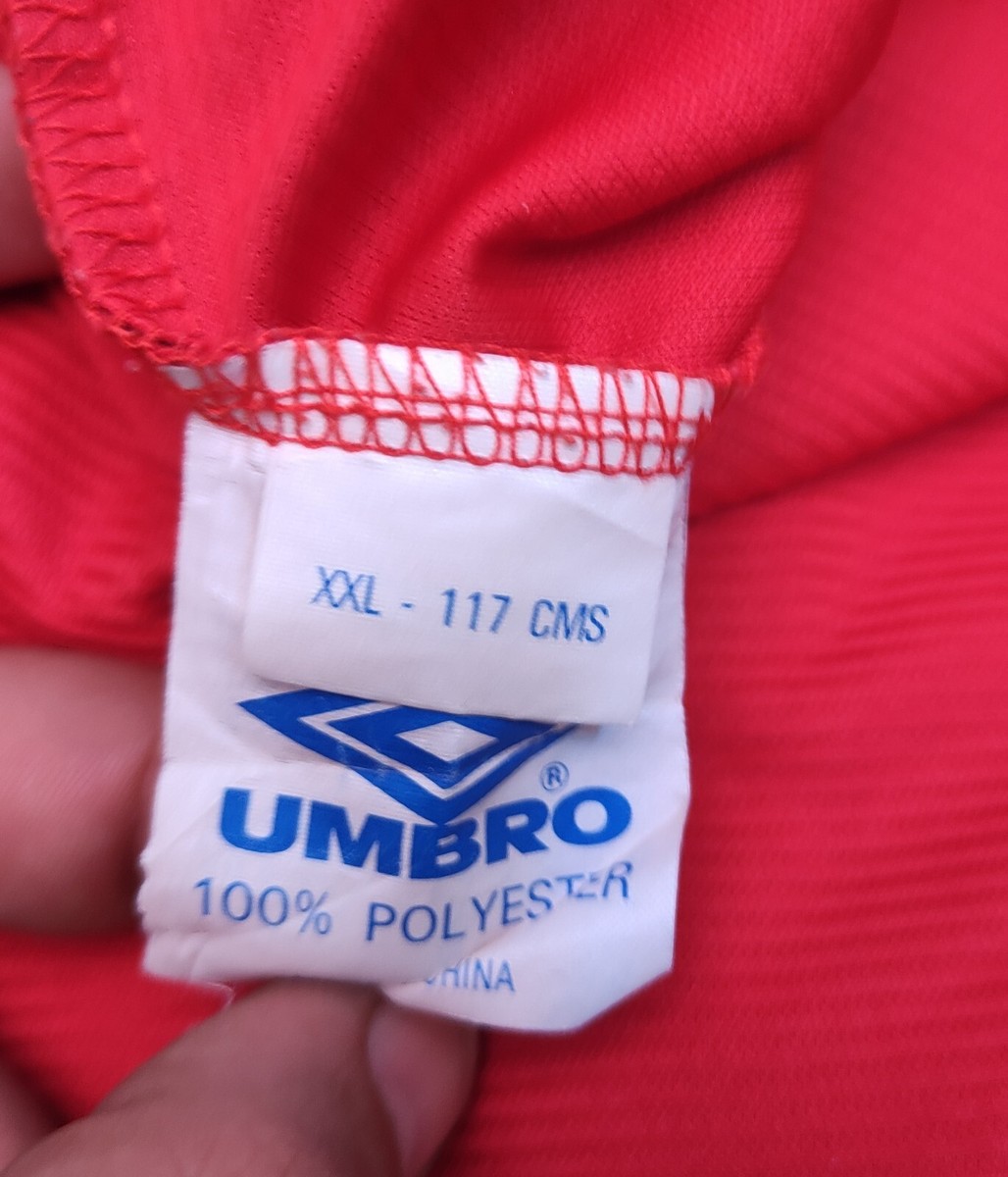 正規品　manchester united umbro ユニホーム ™️ Vintage Umbro Manchester United Shirt 1996/98 MAN UTD Home XL