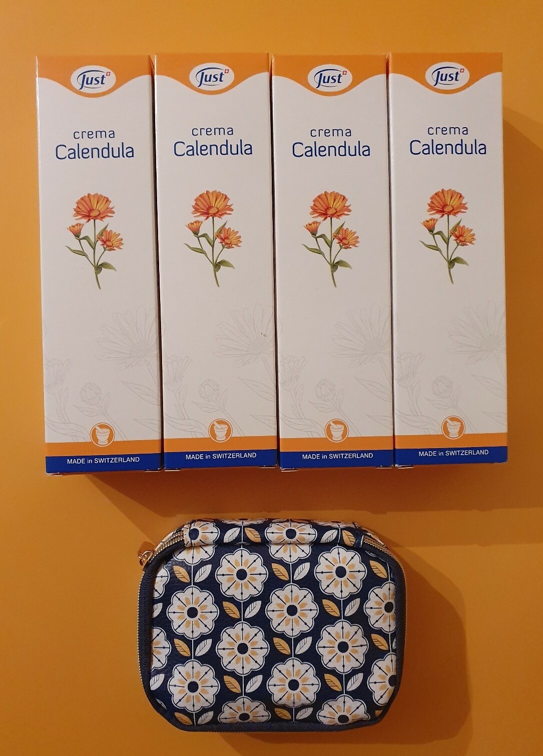 4x Crema Calendula Just 100ml: Rimedio Naturale per Scottature ed Eritemi