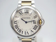 Cartier Ballon Bleu 36mm Yellow Gold Stainless Steel Watch - W69008Z3 -